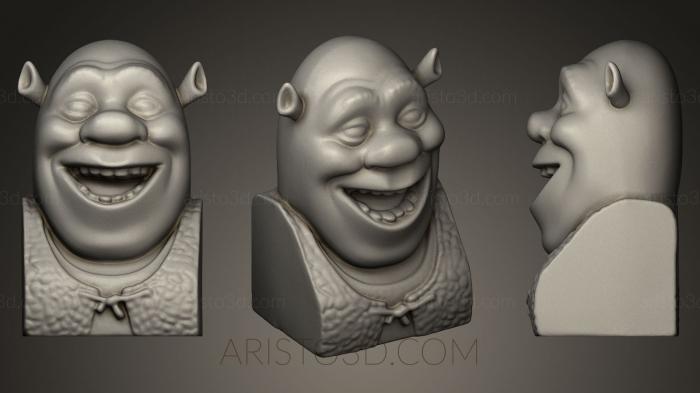 Busts of heroes and monsters (BUSTH_0397) 3D model for CNC machine